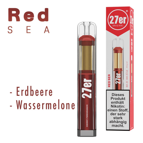 27er VAPE - Red Sea